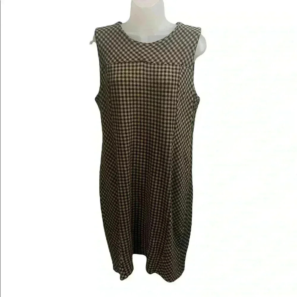J.Jill Plaid Ponte Dress